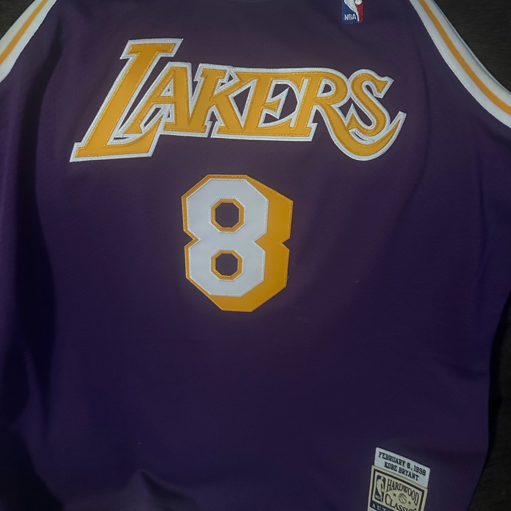 Kobe Bryant Laker jersey Mitchell n Ness
